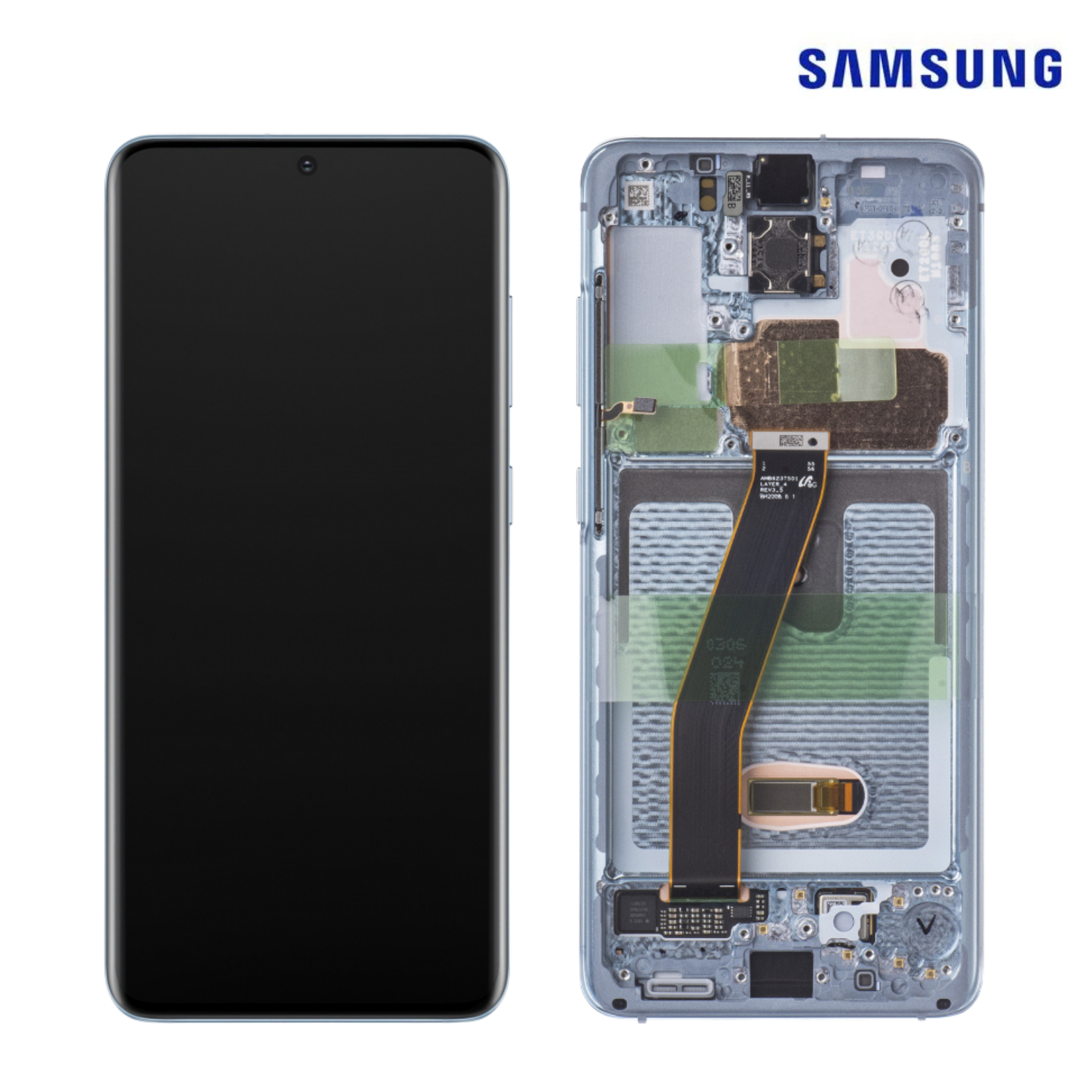 SAMSUNG Z FLIP 4 5G 2022 / SM-F721 BLUE OUTER LCD